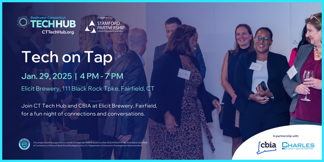 CT Tech Hub Tech on Tap Networking Night 01/29/2025